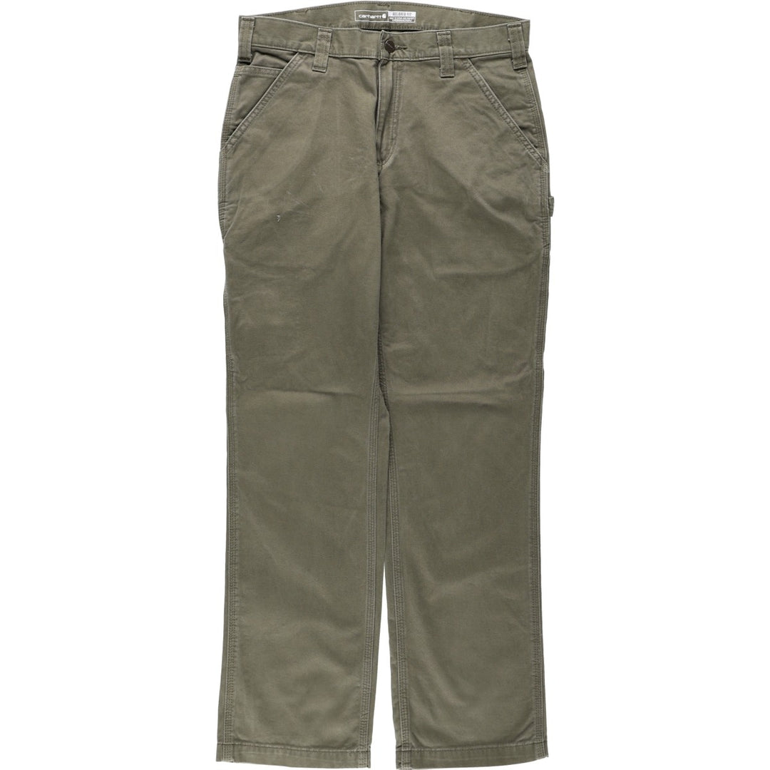 Carhartt Relaxed Fit Painter Pants, Men's, Size W33 (approx.) cotton Khaki type Vintage Second Hand
