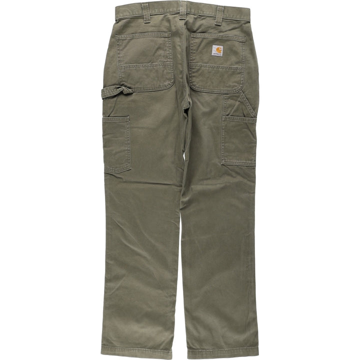 Carhartt Relaxed Fit Painter Pants, Men's, Size W33 (approx.) cotton Khaki type Vintage Second Hand