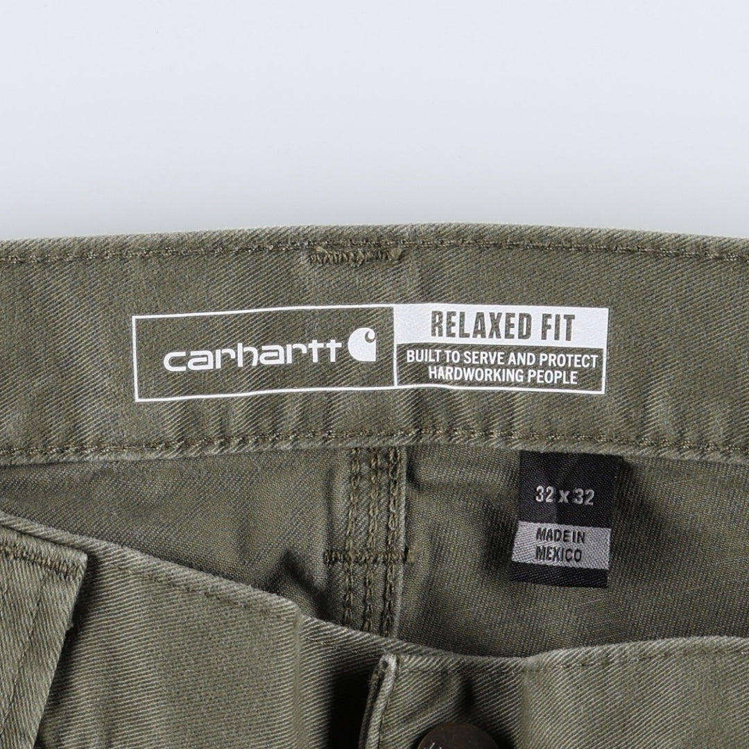 Carhartt Relaxed Fit Painter Pants, Men's, Size W33 (approx.) cotton Khaki type Vintage Second Hand