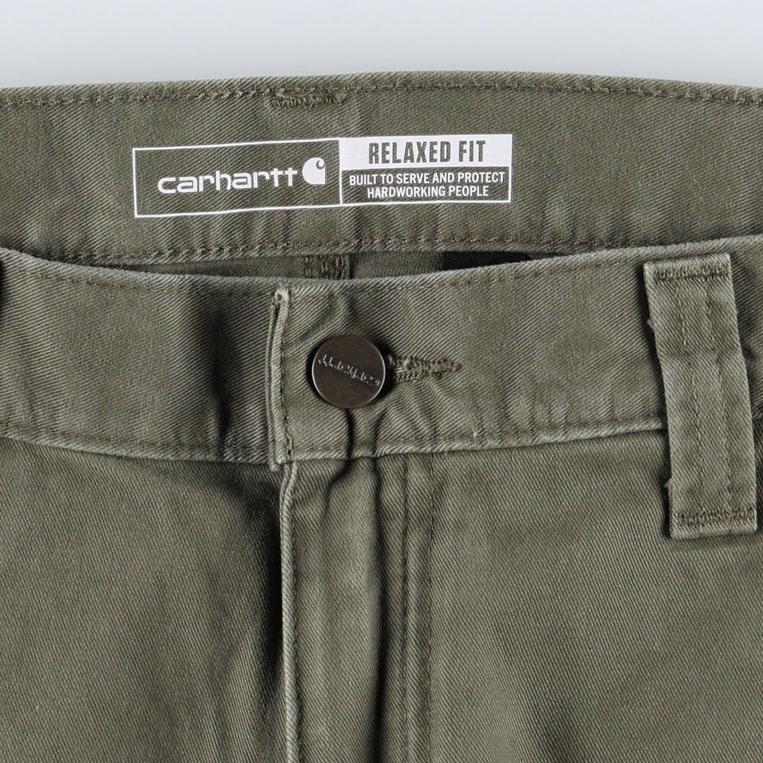 Carhartt Relaxed Fit Painter Pants, Men's, Size W33 (approx.) cotton Khaki type Vintage Second Hand