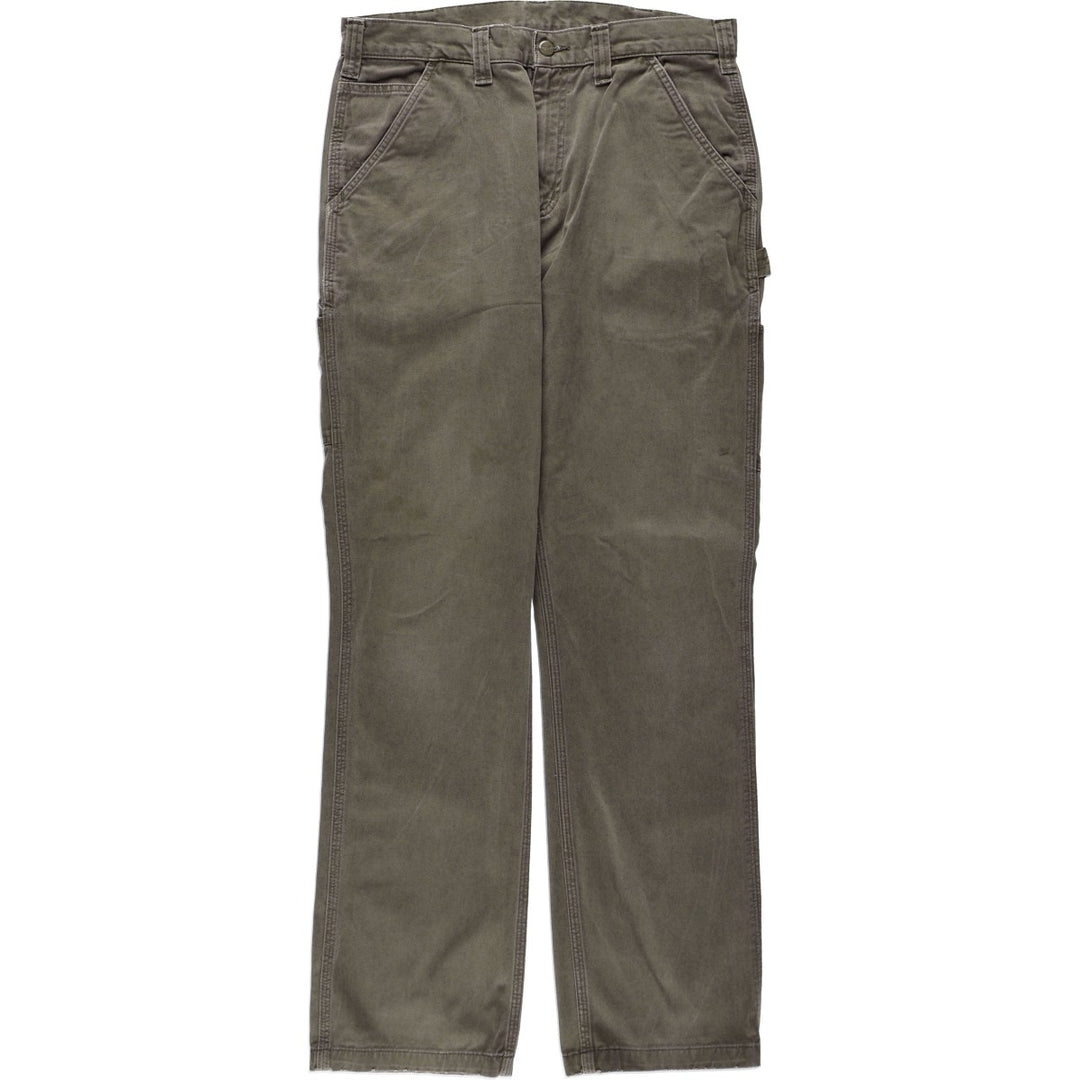 Carhartt Relaxed Fit Painter Pants, Men's, W34 equivalent cotton Khaki type Vintage Second Hand