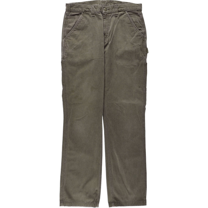 Carhartt Relaxed Fit Painter Pants, Men's, W34 equivalent cotton Khaki type Vintage Second Hand