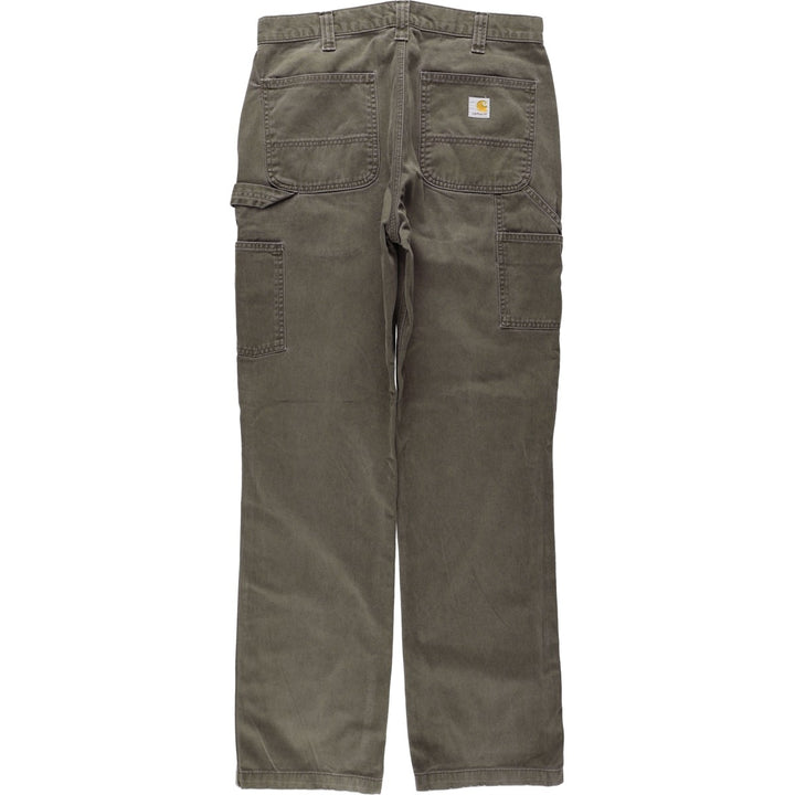 Carhartt Relaxed Fit Painter Pants, Men's, W34 equivalent cotton Khaki type Vintage Second Hand
