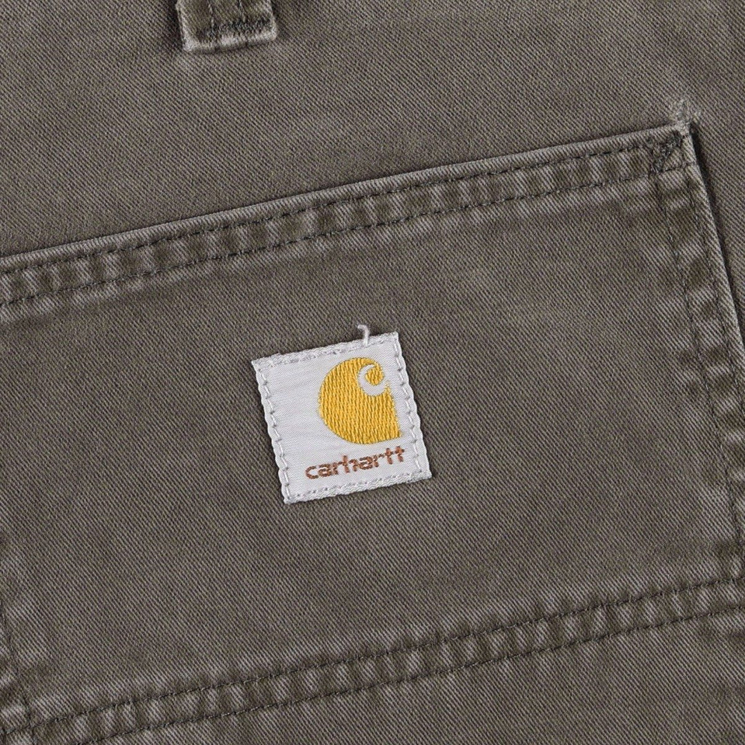 Carhartt Relaxed Fit Painter Pants, Men's, W34 equivalent cotton Khaki type Vintage Second Hand