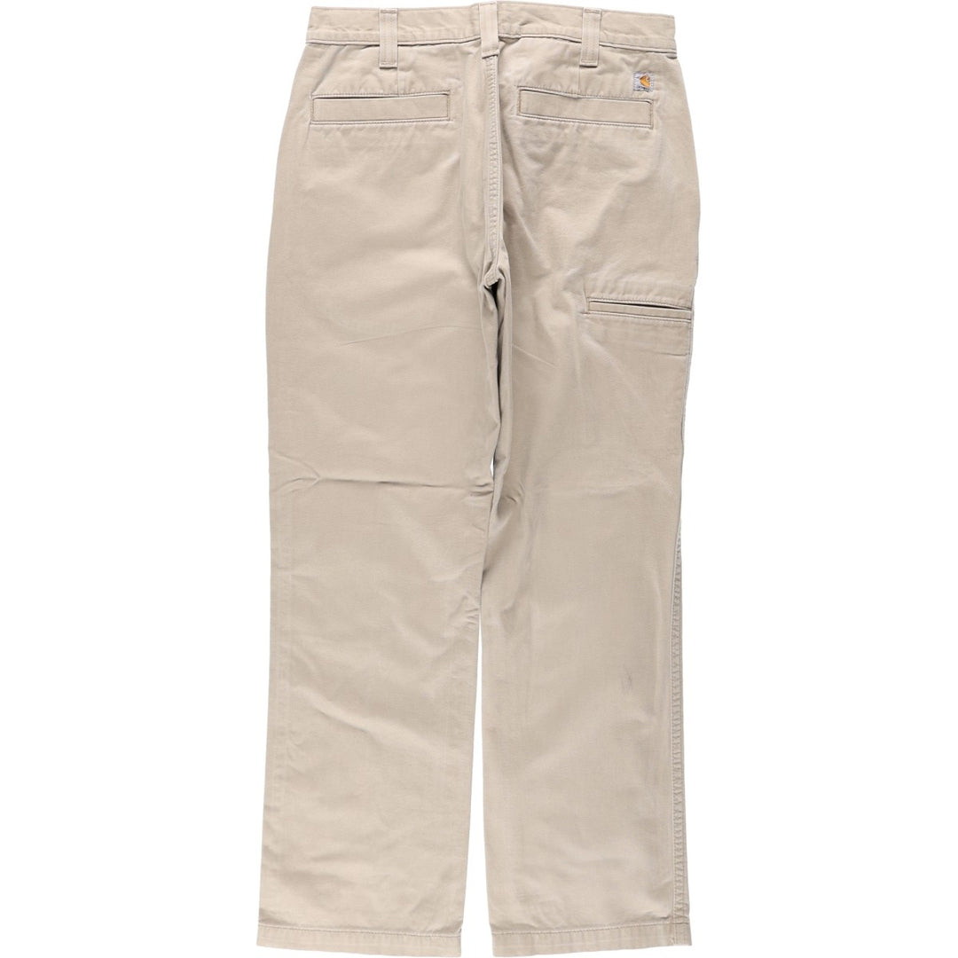 Carhartt Relaxed Fit Work Pants, Men's, equivalent to size W32 cotton Beige type Vintage Second Hand