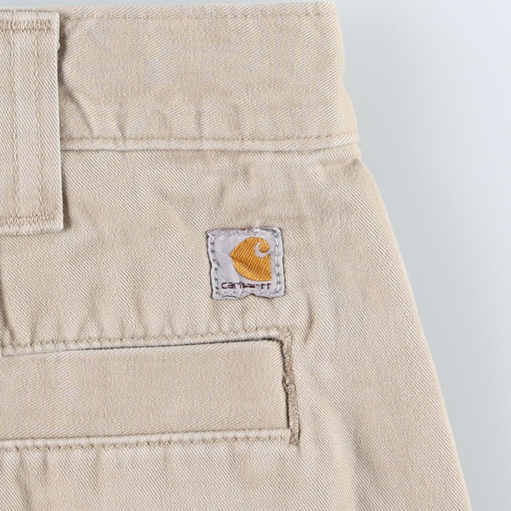 Carhartt Relaxed Fit Work Pants, Men's, equivalent to size W32 cotton Beige type Vintage Second Hand