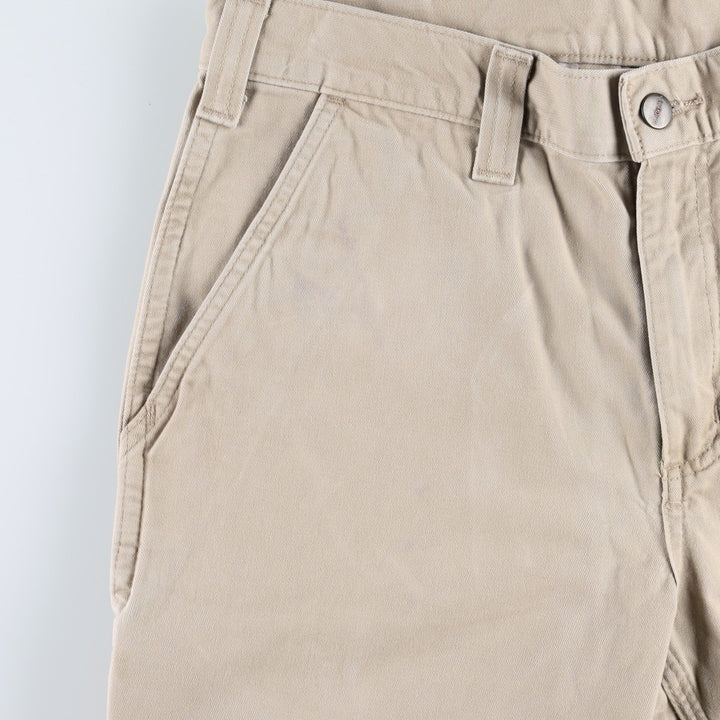 Carhartt Relaxed Fit Work Pants, Men's, equivalent to size W32 cotton Beige type Vintage Second Hand