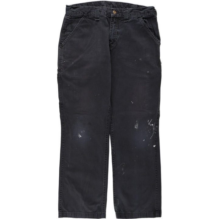 Carhartt Relaxed Fit Painter Pants, Men's, W34 equivalent cotton black type Vintage Second Hand