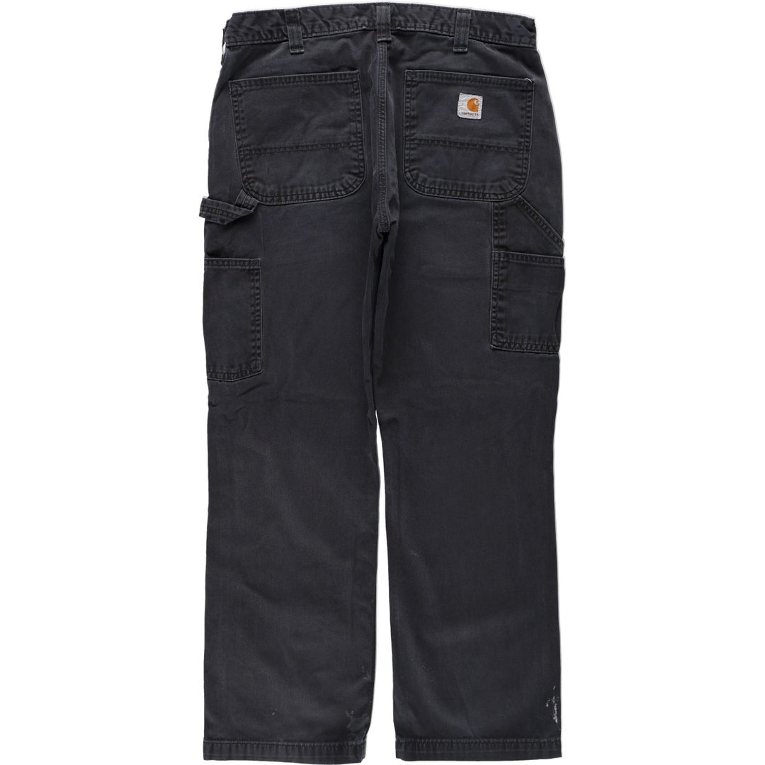 Carhartt Relaxed Fit Painter Pants, Men's, W34 equivalent cotton black type Vintage Second Hand