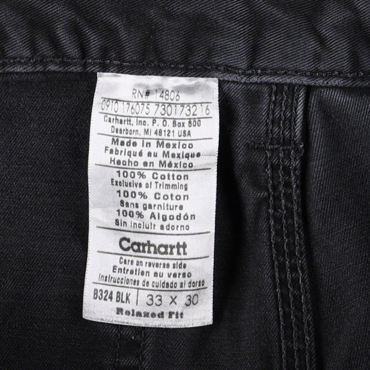 Carhartt Relaxed Fit Painter Pants, Men's, W34 equivalent cotton black type Vintage Second Hand