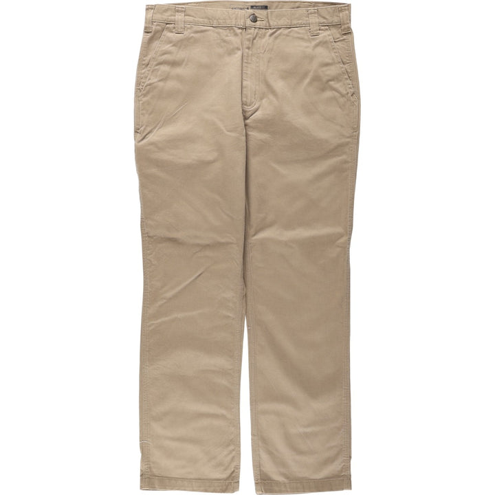 Carhartt Relaxed Fit Work Pants, Men's, Size 37 cotton Khaki type beige Vintage Second Hand