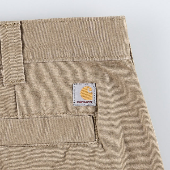Carhartt Relaxed Fit Work Pants, Men's, Size 37 cotton Khaki type beige Vintage Second Hand