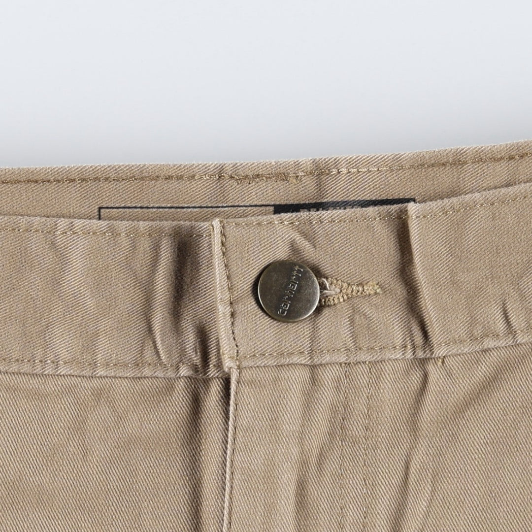 Carhartt Relaxed Fit Work Pants, Men's, Size 37 cotton Khaki type beige Vintage Second Hand