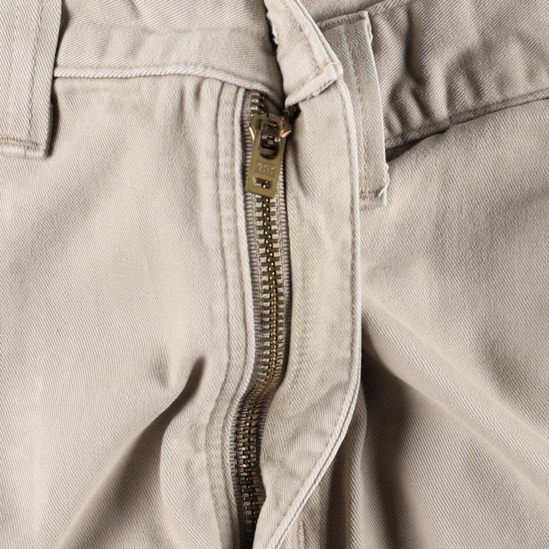 Carhartt Relaxed Fit Work Pants, Men's Size W36 (approx.) cotton Beige type Vintage Second Hand