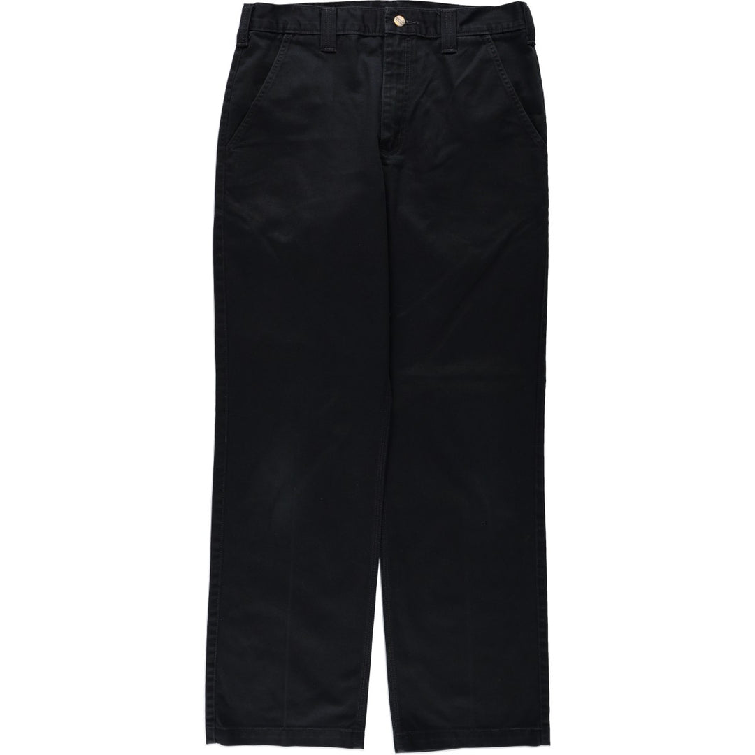 Carhartt Blended Twill Pants Work Pants, Men's W33 (approx.) polyester black type Vintage Second Hand