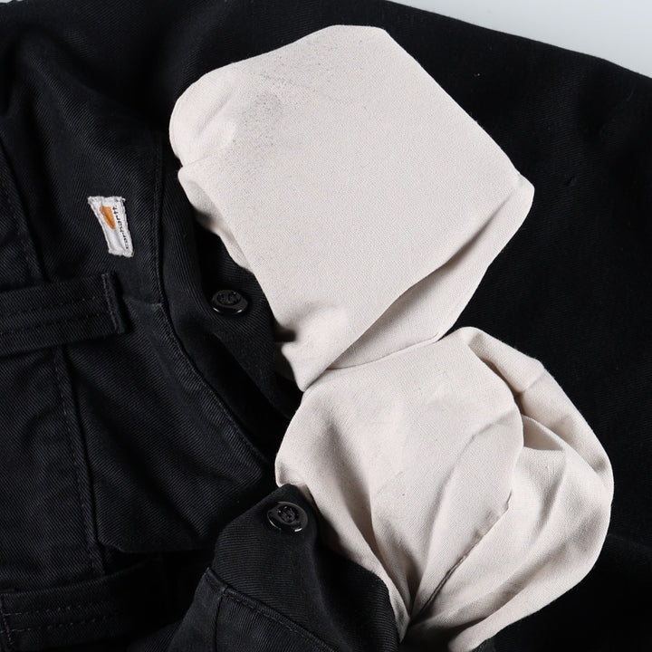 Carhartt Blended Twill Pants Work Pants, Men's W33 (approx.) polyester black type Vintage Second Hand
