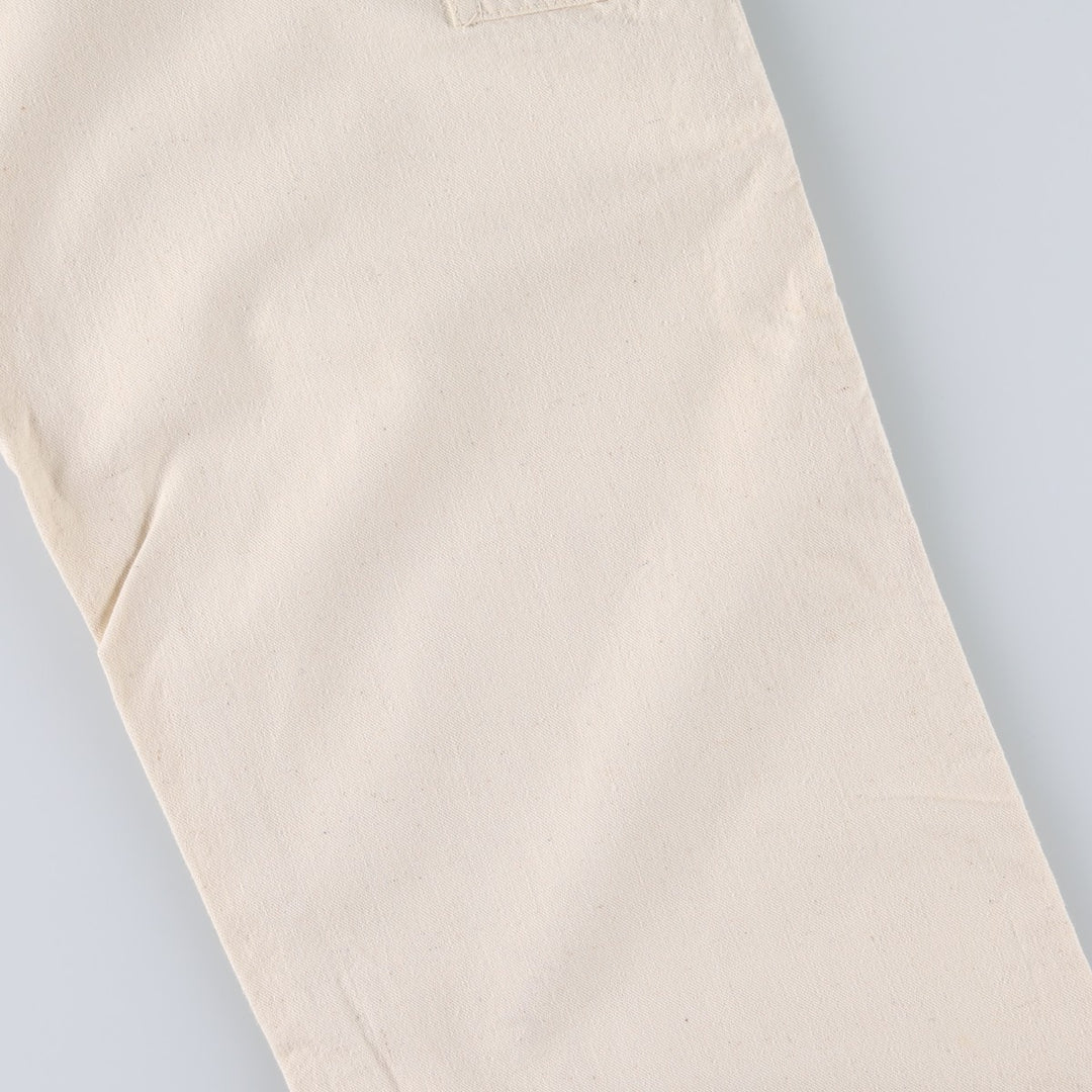 ~90'S Sears Painter Pants, Men's W28 (approx.), SCOVILL Zipper, Vintage cotton ivory Vintage Second Hand
