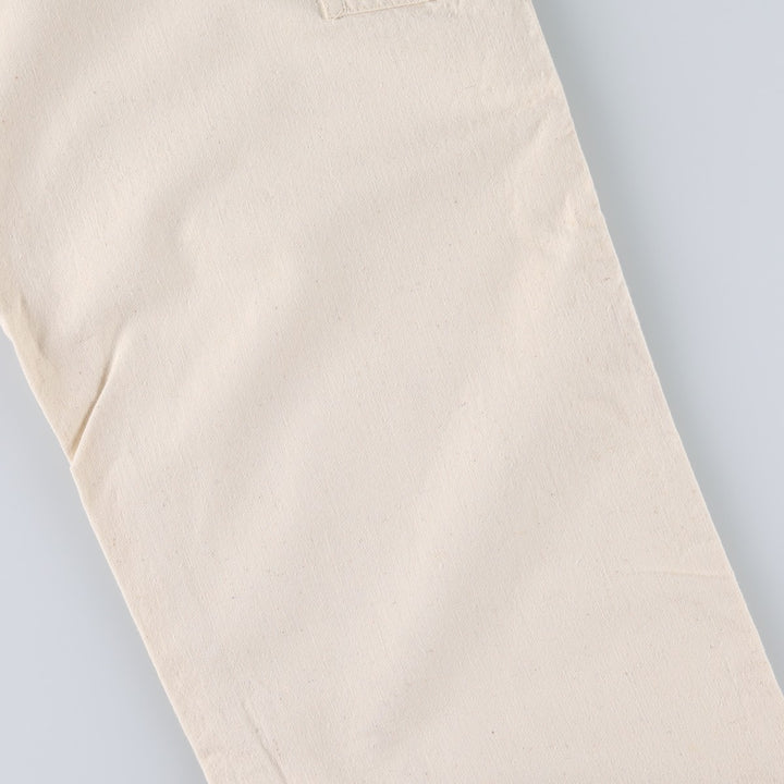 ~90'S Sears Painter Pants, Men's W28 (approx.), SCOVILL Zipper, Vintage cotton ivory Vintage Second Hand