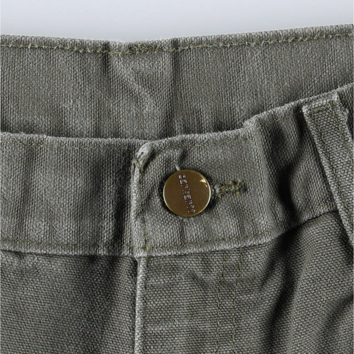 Carhartt Original Dungaree Fit Duck Painter Pants, Men's W29 (approx.) cotton Khaki type Vintage Second Hand