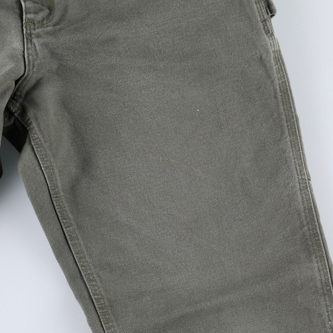 Carhartt Original Dungaree Fit Duck Painter Pants, Men's W29 (approx.) cotton Khaki type Vintage Second Hand