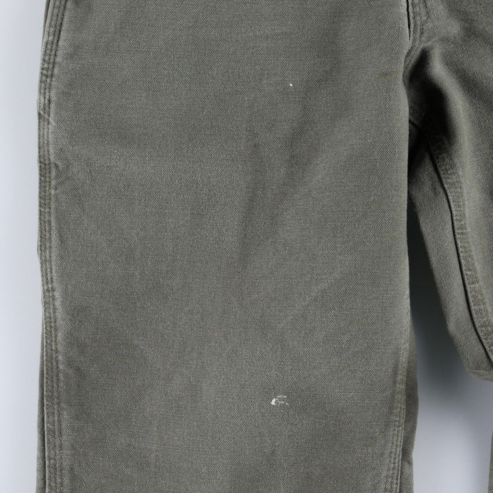 Carhartt Original Dungaree Fit Duck Painter Pants, Men's W29 (approx.) cotton Khaki type Vintage Second Hand