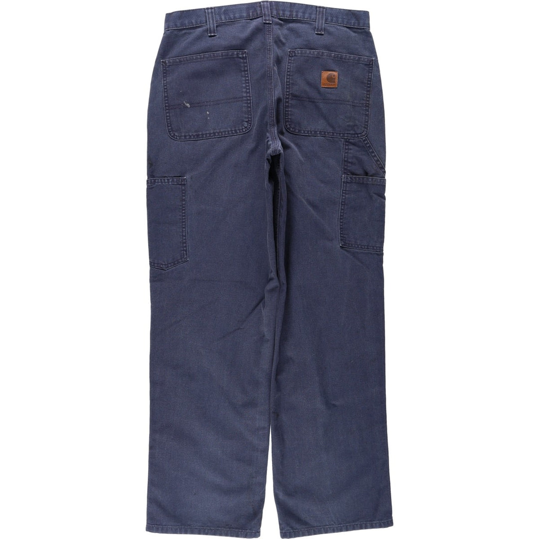 Carhartt Dungaree Fit Duck Painter Pants, Men's, Size W33 cotton navy blue type Vintage Second Hand