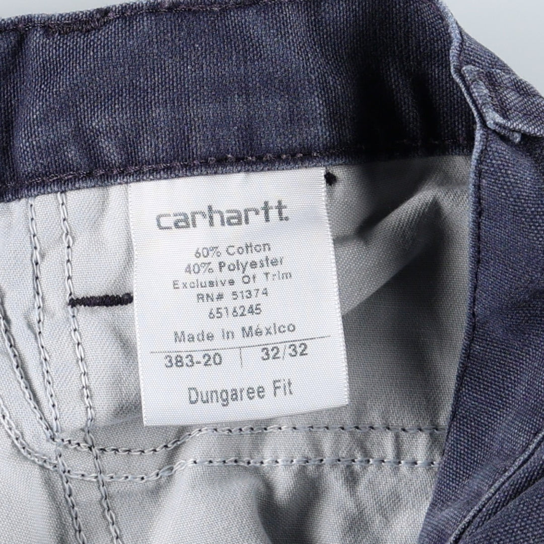 Carhartt Dungaree Fit Duck Painter Pants, Men's, Size W33 cotton navy blue type Vintage Second Hand
