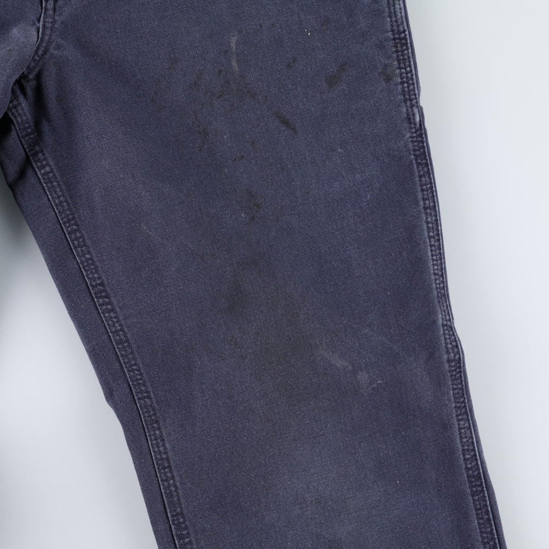 Carhartt Dungaree Fit Duck Painter Pants, Men's, Size W33 cotton navy blue type Vintage Second Hand