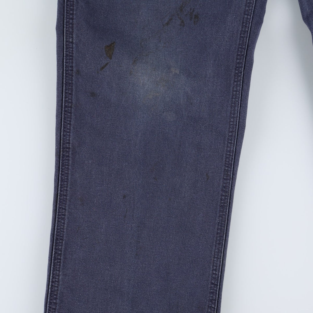 Carhartt Dungaree Fit Duck Painter Pants, Men's, Size W33 cotton navy blue type Vintage Second Hand