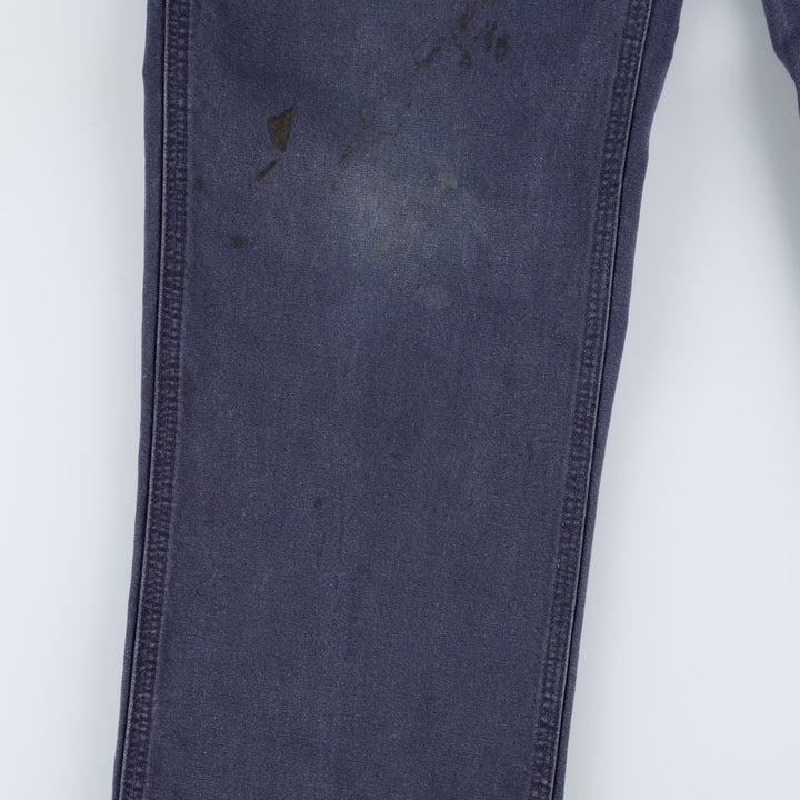 Carhartt Dungaree Fit Duck Painter Pants, Men's, Size W33 cotton navy blue type Vintage Second Hand