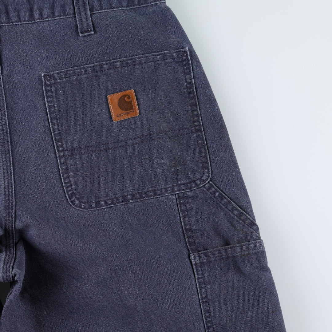 Carhartt Dungaree Fit Duck Painter Pants, Men's, Size W33 cotton navy blue type Vintage Second Hand