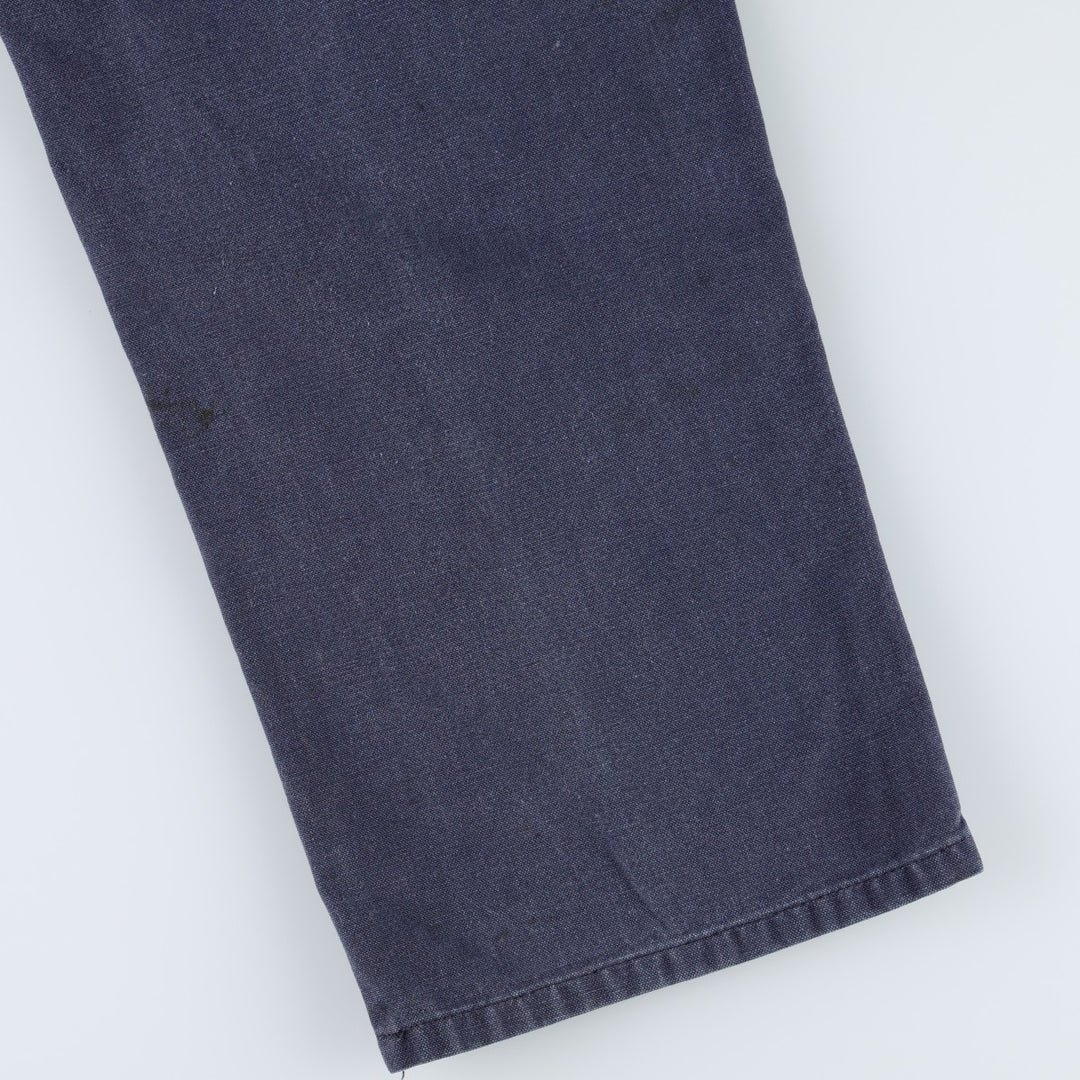 Carhartt Dungaree Fit Duck Painter Pants, Men's, Size W33 cotton navy blue type Vintage Second Hand