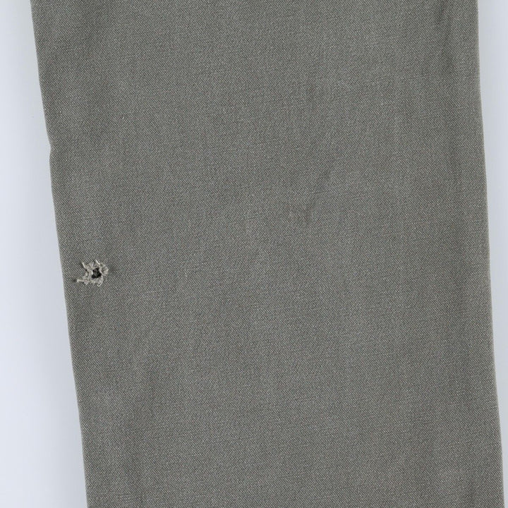 00'S Carhartt Dungaree Fit Duck Painter Pants Men's W34 equivalent cotton Khaki type Vintage Second Hand