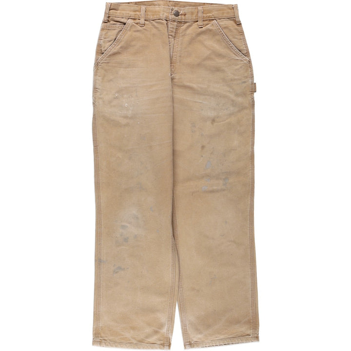 Carhartt Duck Painter Pants, Men's, W32 equivalent unclear red type reddish brown Vintage Second Hand