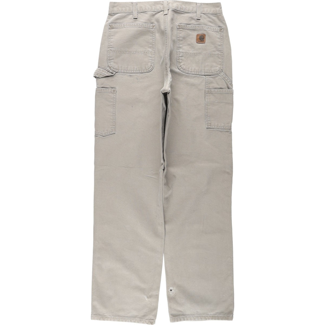 Carhartt Original Dungaree Fit Duck Painter Pants, Men's, W31 equivalent cotton gray type Vintage Second Hand