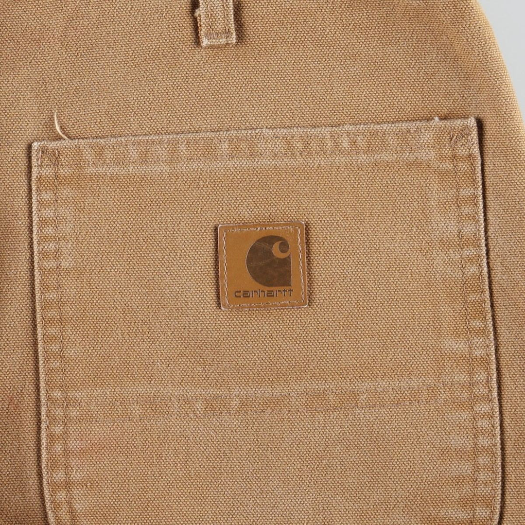 Carhartt Original Dungaree Fit Duck Painter Pants, Men's, W36 equivalent cotton brown type Vintage Second Hand