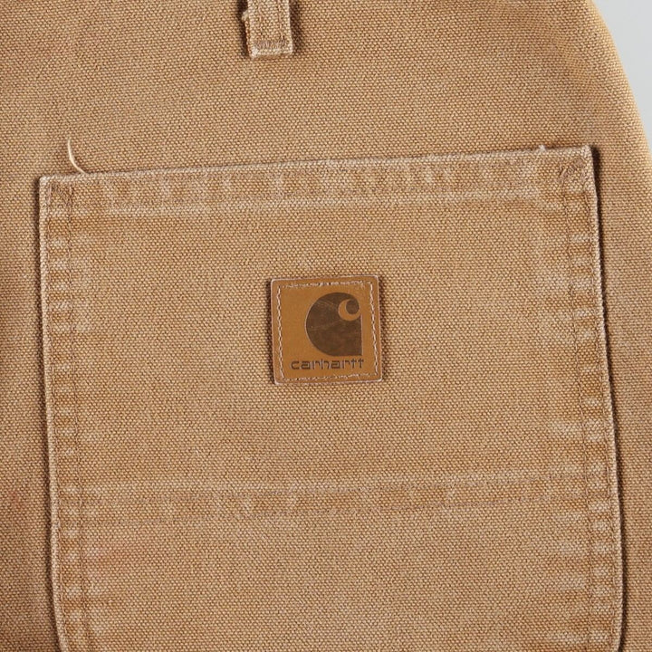 Carhartt Original Dungaree Fit Duck Painter Pants, Men's, W36 equivalent cotton brown type Vintage Second Hand