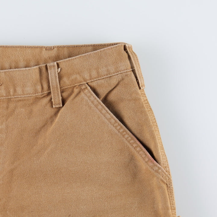 Carhartt Original Dungaree Fit Duck Painter Pants, Men's, W36 equivalent cotton brown type Vintage Second Hand
