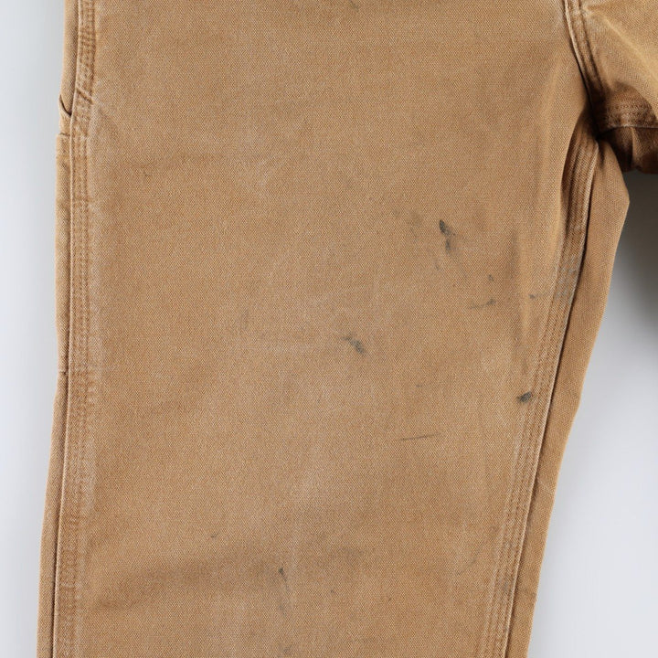 Carhartt Original Dungaree Fit Duck Painter Pants, Men's, W36 equivalent cotton brown type Vintage Second Hand