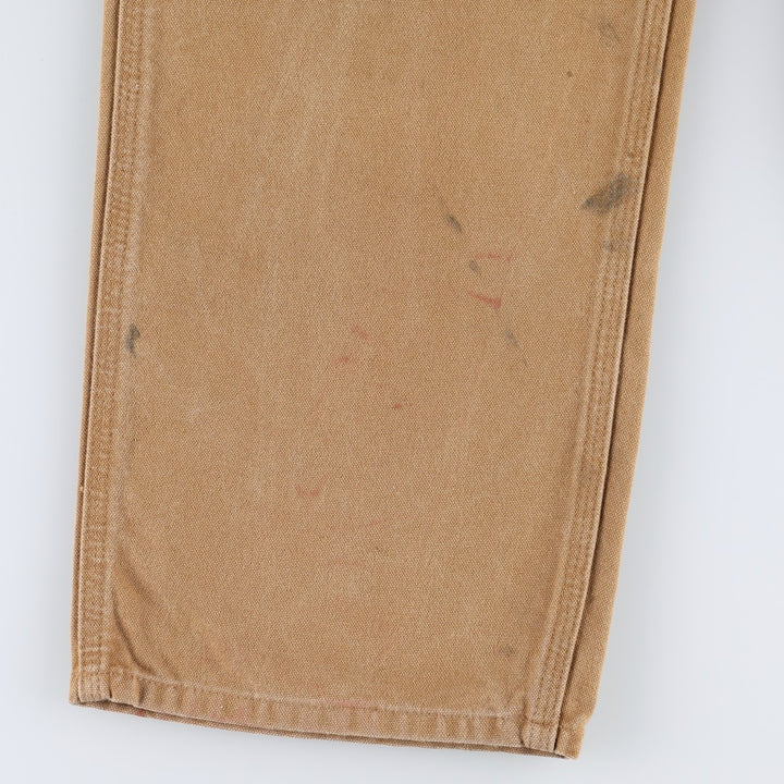 Carhartt Original Dungaree Fit Duck Painter Pants, Men's, W36 equivalent cotton brown type Vintage Second Hand