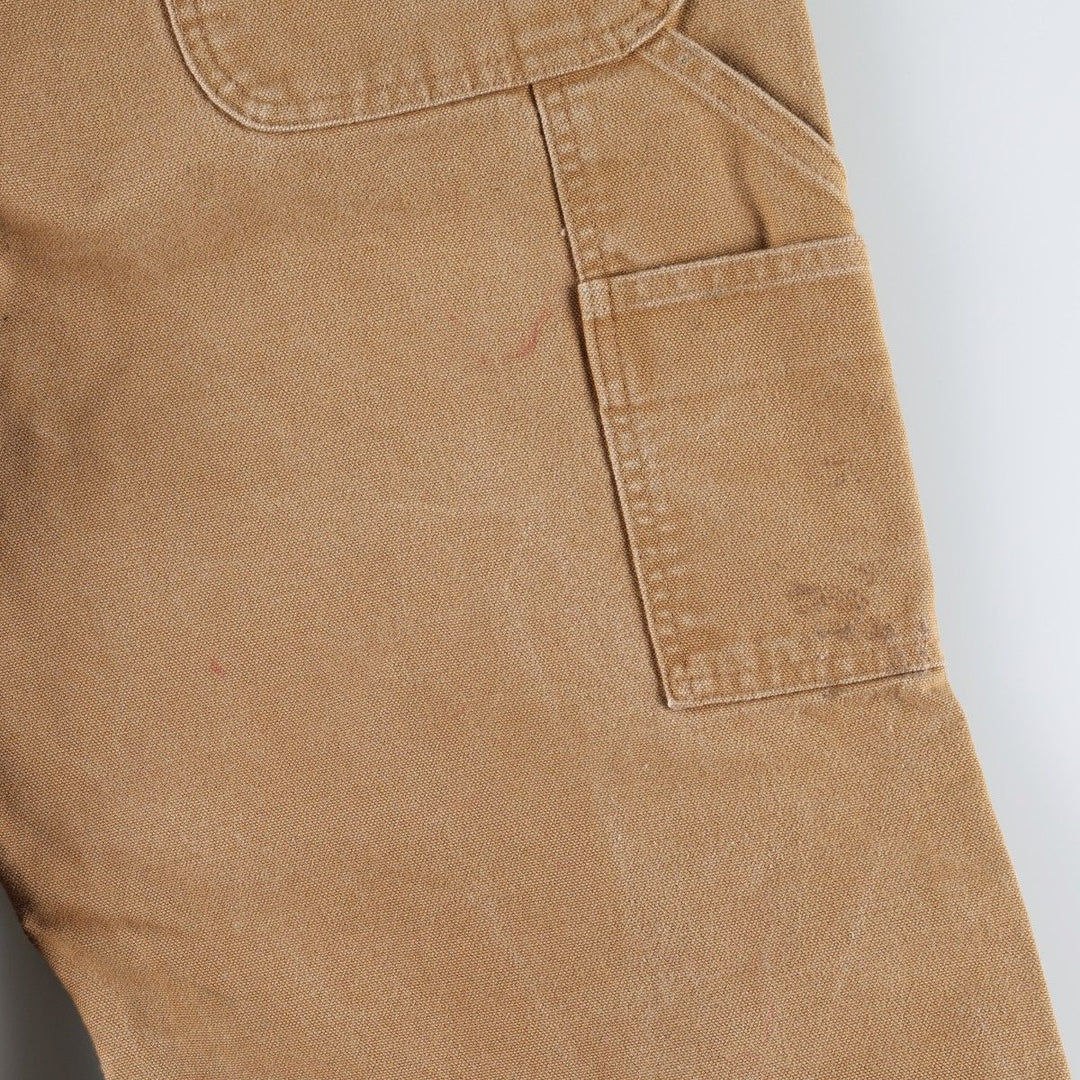 Carhartt Original Dungaree Fit Duck Painter Pants, Men's, W36 equivalent cotton brown type Vintage Second Hand