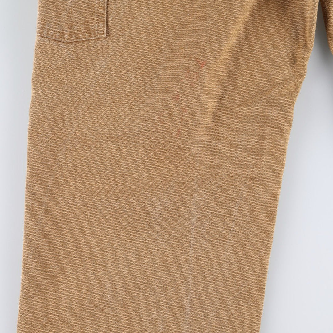 Carhartt Original Dungaree Fit Duck Painter Pants, Men's, W36 equivalent cotton brown type Vintage Second Hand