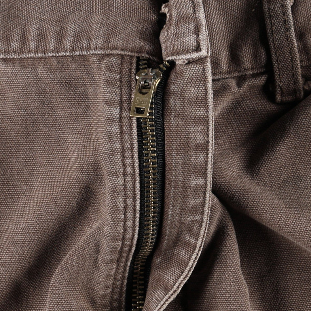 Carhartt Duck Painter Pants, Men's, W34 equivalent cotton chocolate Vintage Second Hand