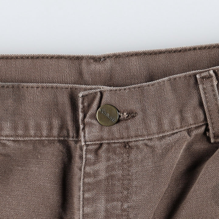 Carhartt Duck Painter Pants, Men's, W34 equivalent cotton chocolate Vintage Second Hand