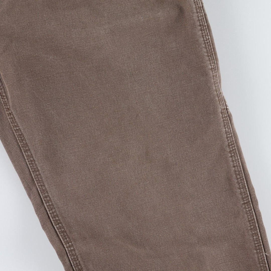 Carhartt Duck Painter Pants, Men's, W34 equivalent cotton chocolate Vintage Second Hand