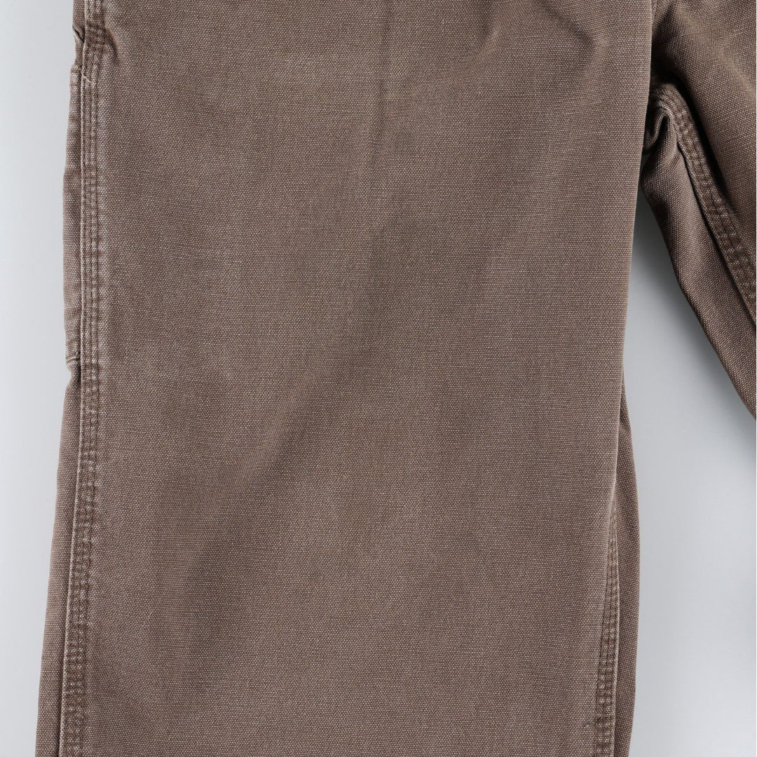 Carhartt Duck Painter Pants, Men's, W34 equivalent cotton chocolate Vintage Second Hand