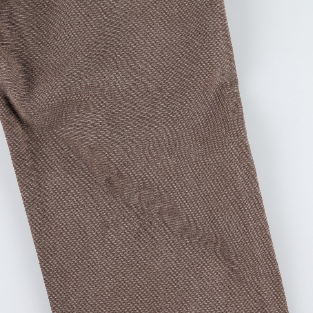 Carhartt Duck Painter Pants, Men's, W34 equivalent cotton chocolate Vintage Second Hand