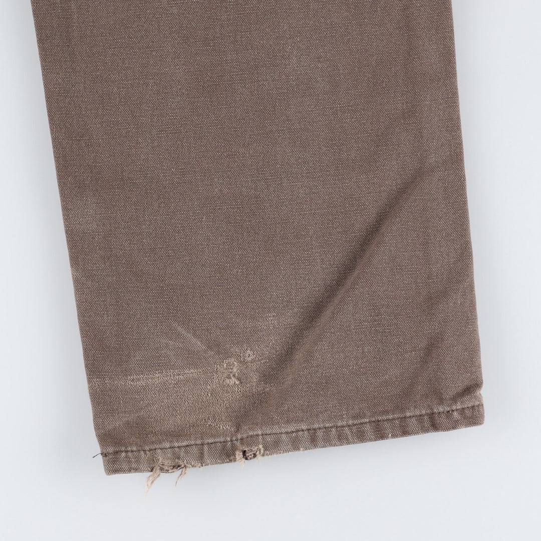 Carhartt Duck Painter Pants, Men's, W34 equivalent cotton chocolate Vintage Second Hand
