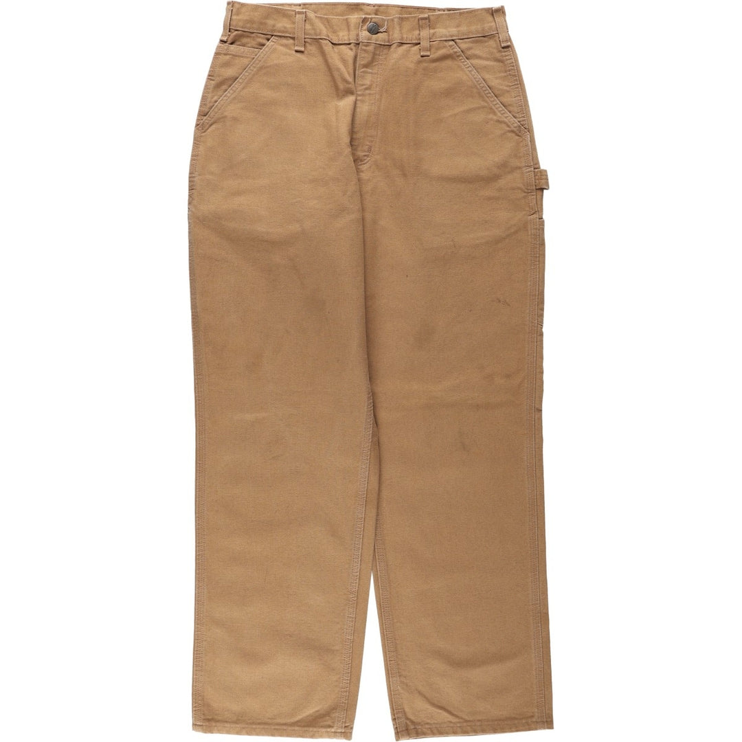 Carhartt Loose Original Fit Duck Painter Pants, Men's, W34 equivalent cotton brown type Vintage Second Hand