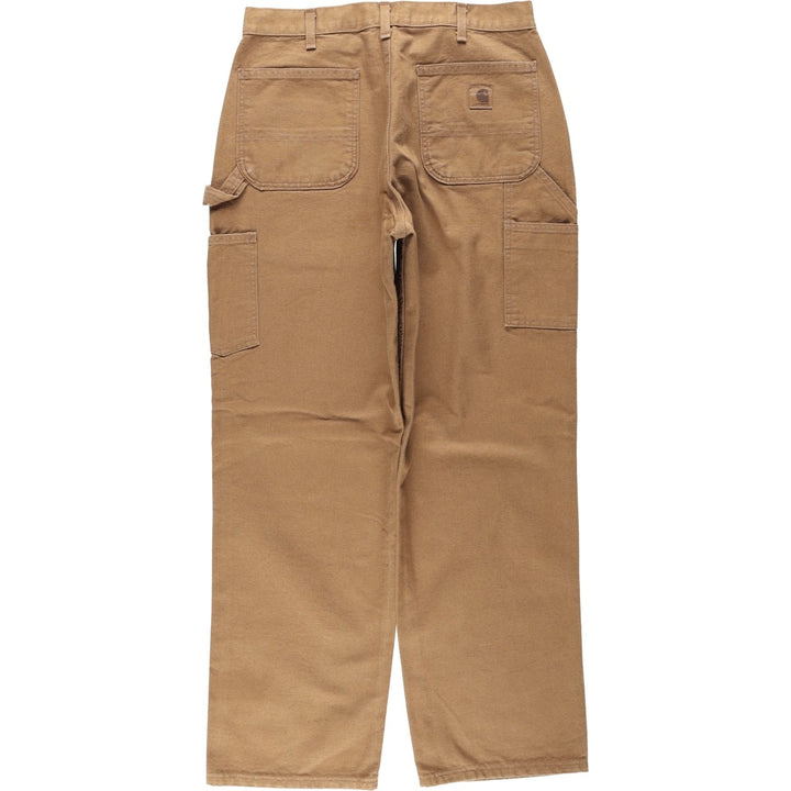 Carhartt Loose Original Fit Duck Painter Pants, Men's, W34 equivalent cotton brown type Vintage Second Hand